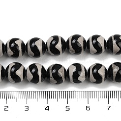 Tibetan Style dZi Beads Strands&nbsp;G-U022-A01-10mm