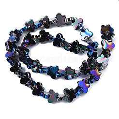 Electroplate Natural Freshwater Shell Beads Strands&nbsp;SHEL-S278-030