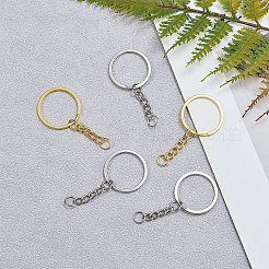Alloy Split Key Rings&nbsp;PALLOY-CJ0001-44