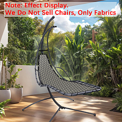 Polyester Hanging Rocking Chair Replacement Fabric&nbsp;AJEW-WH20816-128E