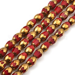 Faceted Electroplate Glass Beads Strands&nbsp;EGLA-P051-04A-B