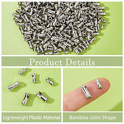 400Pcs 2 Styles CCB Plastic Beads&nbsp;CCB-HS0001-01