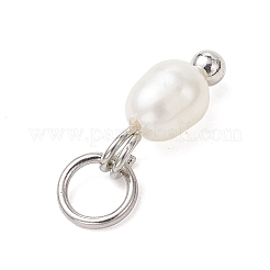 Natural Cultured Freshwater Pearl Pendants&nbsp;PALLOY-JF05171-02