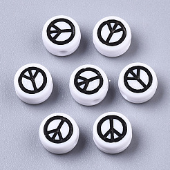 Opaque Acrylic Beads&nbsp;X-MACR-N008-20A-01