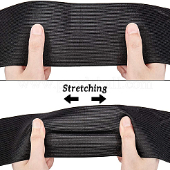 Flat Elastic Rubber Cord/Band&nbsp;OCOR-WH0032-38C-01