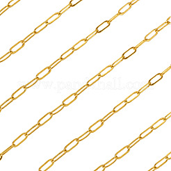 5M Brass Paperclip Chains&nbsp;CHC-TA0001-39G