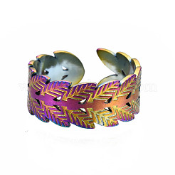 Leaf Cuff Rings&nbsp;RJEW-N038-018