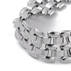 Non-Tarnish 304 Stainless Steel Panther Chain Bracelets for Women Men&nbsp;BJEW-Q343-10P