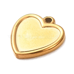 304 Stainless Steel Pendant Cabochon Settings&nbsp;STAS-Z204-04G-07