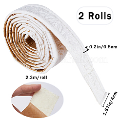 2Pcs PVC Foam 3D Self-Adhesive Waterproof Wallpaper Border&nbsp;DIY-GF0008-41