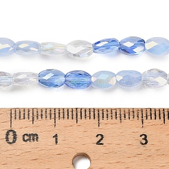 Electroplated Glass Beads Strands&nbsp;EGLA-P067-02A-03