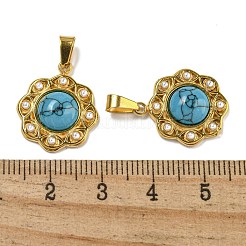 Synthetic Turquoise Pendants&nbsp;STAS-U024-16G-05