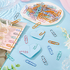 100Pcs Zebra Printed Iron & Plastic Paper Clips&nbsp;IFIN-TA0001-75A