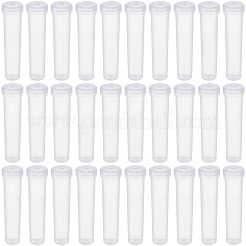 50Pcs Column Plastic Floral Water Tubes for Flower Arrangements&nbsp;AJEW-GF0014-22