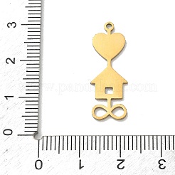 201 Stainless Steel Pendants&nbsp;STAS-B136-16G