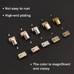 Alloy Bag Zipper Cord End&nbsp;PALLOY-BC0001-03