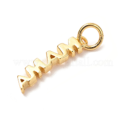 Mother's Day Brass Pendants&nbsp;KK-G399-25