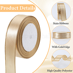 Gold Edged Polyester Ribbon&nbsp;OCOR-WH20018-12B-05