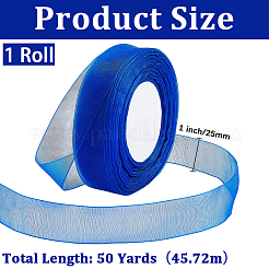 1 Rolls Sheer Organza Ribbon&nbsp;SRIB-CY0001-22A-01