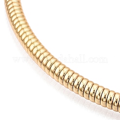 Iron Round Snake Chains Choker Necklaces&nbsp;NJEW-T016-02G
