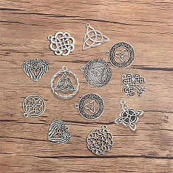 Tibetan Style Alloy Pendants&nbsp;TIBEP-SC0001-05AS
