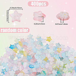 400Pcs Opaque Acrylic Beads&nbsp;MACR-SP0002-14B