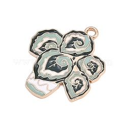 Alloy Enamel Pendants&nbsp;AL-CBA805A-01G