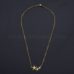 201 Stainless Steel Pendant Necklaces&nbsp;NJEW-S105-JN545-2