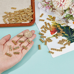 100Pcs Tibetan Style Alloy Multi-Strand Links&nbsp;FIND-WR0011-93AG