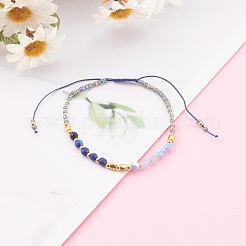 Adjustable Nylon Cord Braided Bead Bracelets&nbsp;BJEW-JB06024