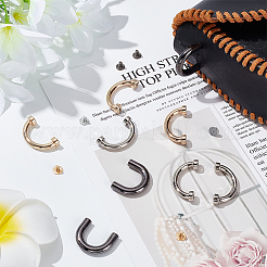 18 Sets 3 Colors Alloy Bag Suspension Clasps&nbsp;DIY-WR0002-37