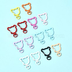 14Pcs Spray Painted Eco-Friendly Alloy Swivel Snap Hook Clasps&nbsp;FIND-FS0004-59