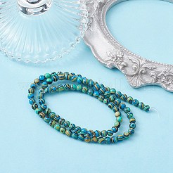 Synthetic Malachite Beads Strands&nbsp;G-YW0001-55A