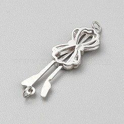 925 Sterling Silver Box Clasps&nbsp;STER-WH0004-062P
