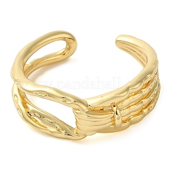 Brass Open Cuff Ring for Women&nbsp;LS-RJEW-Z070-05G-02