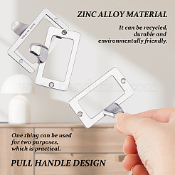 25Pcs Rectangle Zinc Alloy Label Frame Card Holder&nbsp;AJEW-FH0008-75B