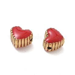 304 Stainless Steel Enamel Beads&nbsp;SA-CBAD60D-01G-02