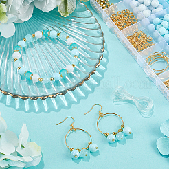 DIY Glass Beaded Bracelets & Earrings Jewelry Making Kit&nbsp;DIY-SP0001-20E