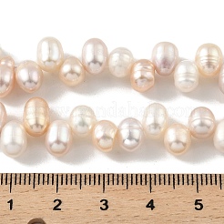 Natural Cultured Freshwater Pearl Beads Strands&nbsp;PEAR-A006-28C