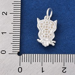 925 Sterling Silver Owl Charms&nbsp;LS-STER-G045-14S