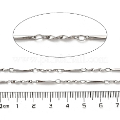 304 Stainless Steel Twisted Bar Link Chains&nbsp;CHS-A016-53P-A