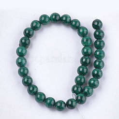 Natural Malachite Beads Strands&nbsp;G-S333-6mm-028