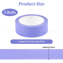 3 Rolls Masking Tape&nbsp;AJEW-CP0009-39C