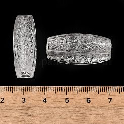 Transparent Acrylic European Beads&nbsp;TACR-G048-10