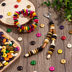 600Pcs 12 Colors Wood Beads&nbsp;WOOD-PH0003-86