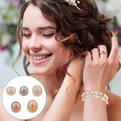 75Pcs 5 Style Natural Cultured Freshwater Pearl Beads&nbsp;PEAR-WR0001-04