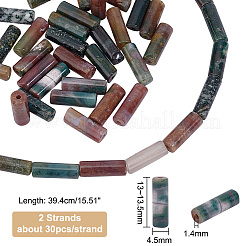 2 Strands Natural Indian Agate Beads Strands&nbsp;G-PH0002-41