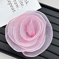 Flower Polyester Multi-strand Brooches&nbsp;JEWB-WH20003-05A