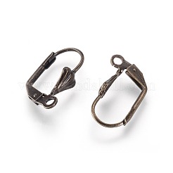 Brass Leverback Earring Findings&nbsp;X-EC561-AB