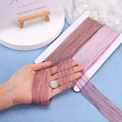 10 Yards 2 Colors Polyester Wrinkle Ribbon&nbsp;OCOR-TA0001-91B